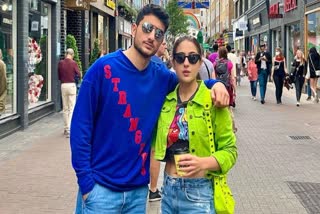 Sara Ali Khan with brother Ibrahim