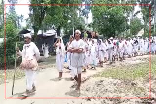 Community rituals perform at Sri Sri Mayamara Tipuk Shimluguri Vajrapur Satra