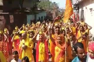 Kalash Yatra for consecration of Shivling