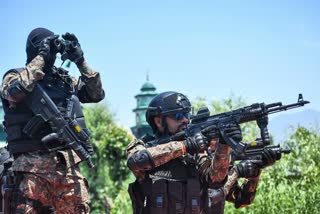 Marcos and NSG commandos in security