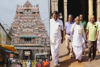 திருச்சி ஶ்ரீரங்கம் ரங்கநாதர் கோயிலில் சிறப்பு சாமி தரிசனம் செய்த இசைஞானி இளையராஜா