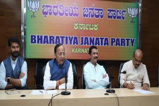 State BJP in-charge Arun Singh spoke at the press conference.
