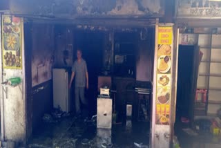 Three shops caught fire in military area Subathu