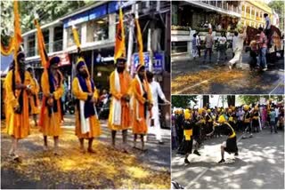 Grand procession taken out in Nainital