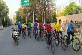 As part of the Road Safety Week, Barnala Police made people including students aware about traffic rules