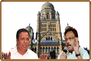 Vinod Tawde and Mumbai president Ashish Shelar