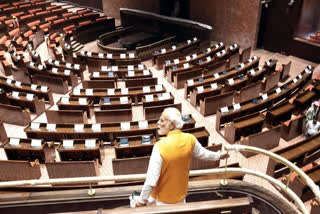 Modi in new parliament building