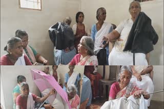 elderly women making umbrella in Kottayam  elderly women making umbrella  Kottayam Aymanam old age group umbrella making  കുട  പ്രായാധിക്യത്തിന് മുന്നില്‍ തോല്‍ക്കാന്‍ മനസില്ല  അയ്‌മനം പ്രാപ്പുഴ  ആശ്രയ വയോജന ഗ്രൂപ്പ്