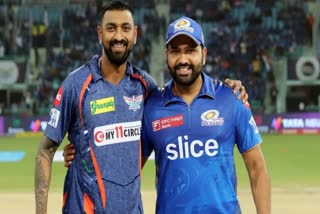 Krunal Pandya and Rohit Sharma