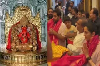 Mukesh Ambani In Shri Siddivinayaka Temple