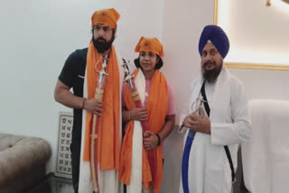 Sakshi Malik met the Jathedar and sought the support of the Sikh community