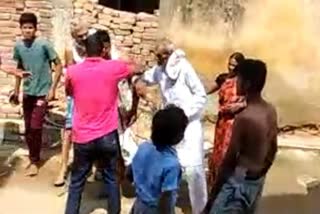 नालंदा में जमीन विवाद में मारपीट का वीडियो वायरल