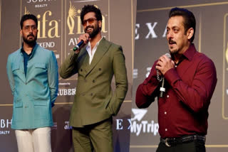 IIFA 2023: Abhishek Bachchan bringing in Salman Khan during banter with Vicky Kaushal will leave you in splits, watch video