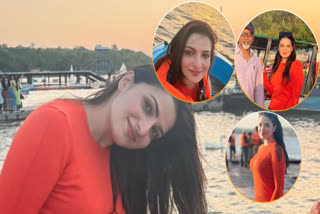 tonushree shares pics from her Bhopal trip