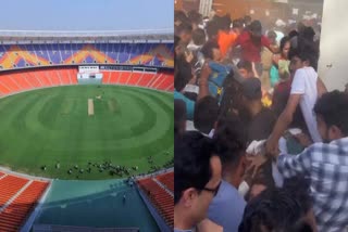 stampede at narendra modi stadium