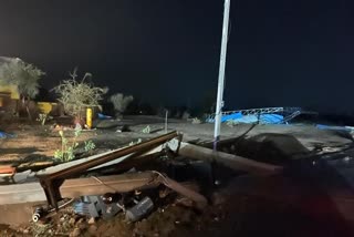 Thunderstorm and rain in Rajasthan