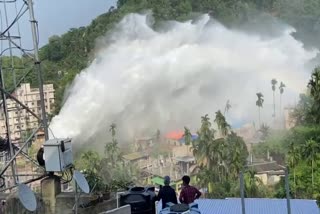Water pipe explosion