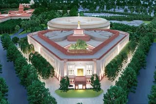 This is how the new Parliament building will look like  പാര്‍ലമെന്‍റ് മന്ദിരം  New Parliament building will look like  ഇന്ത്യക്കാരന്‍റെ അഭിമാനമെന്ന്  മോദി  മന്ദിരത്തിന്‍റെ വീഡിയോ പുറത്ത്  പ്രധാനമന്ത്രി നരേന്ദ്ര മോദി  പുതിയ പാര്‍ലമെന്‍റ് മന്ദിരം  പുതിയ മന്ദിരം ഇന്ത്യക്കാരന്‍റെ അഭിമാനമെന്ന് മോദി  മന്ദിരത്തിന്‍റെ വീഡിയോ പുറത്ത്