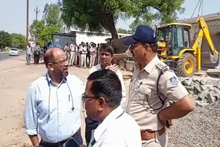 Illegal encroachment removal case in Chhatarpur