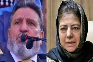 ALTAF BUKHARI VS MEHBOOBA MUFTI OVER YASIN MALIK