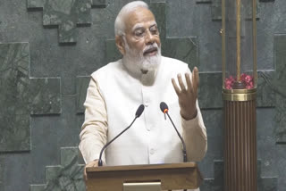 The new Parliament building was inaugurated by Prime Minister Narendra Modi earlier in the day and this is his first speech since he dedicated this grand edifice to the country.