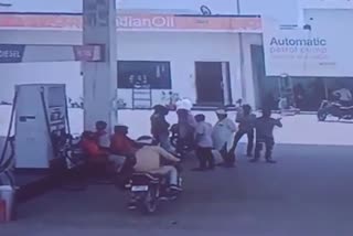 loot at petrol pump in panipat