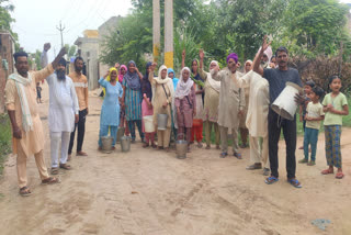 water supply from water works stopped for five days in Barnala