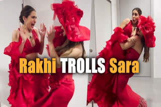 'Baby Tujhe Paap Lagega,' says Sara Ali Khan as Rakhi Sawant trolls her style sense, watch video