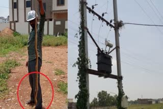 short circuit in high voltage line due to snack