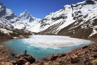 Kedartal Frozen in Uttarkashi