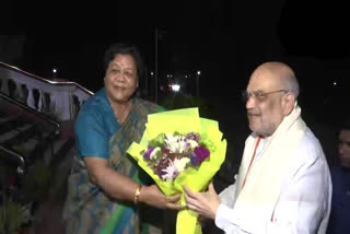 Amit Shah meets Manipur governor after reviewing situation in violence-hit state