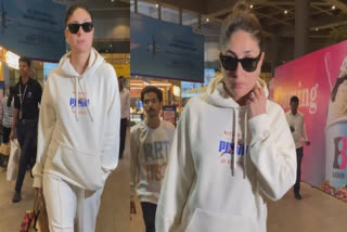 Kareena Kapoor flaunts her airport look in comfy outfit and no makeup - Watch