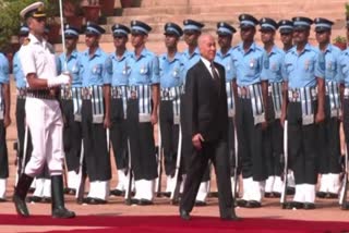 Cambodian King Norodom Sihamoni accorded guard of honour at Rashtrapati Bhavan