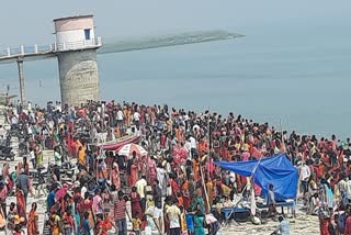 ganga dussehra celebration in sahibganj