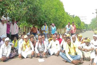 tribal society protest in dhamtari