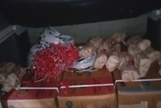A huge amount of explosives recovered during the raid of Excise Department in Kasaragod Kerala one Arrested