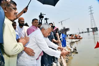 laid foundation stone of Simaria Dham IN Begusarai