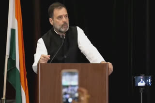 Rahul Gandhi bows against PM Modi and RSS in California