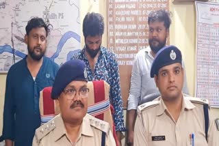 Jamshedpur police arrested three criminals