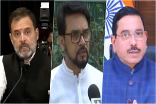 Anurag Thakur,  Pralhad Joshi slams Rahul Gandhi