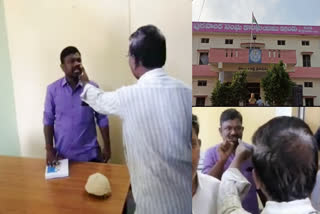 Clash in Ex Councillor and Illandu Sanitary Inspector