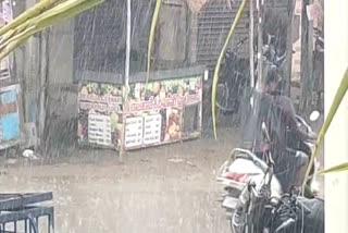 Rain in many places in Hyderabad