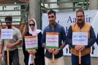 شہری ہلاکت کے خلاف سرینگر میں کینڈل مارچ