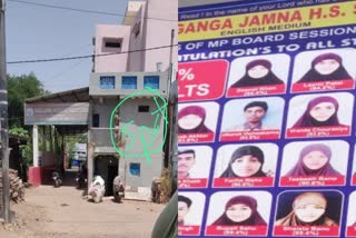 hindu girls in hijab in damoh poster