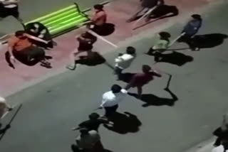 Dispute between two groups of students in Indore