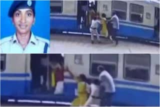 rpf woman constable saves life of woman passenger