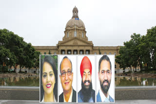 Election of four Punjabis for Alberta State Assembly elections