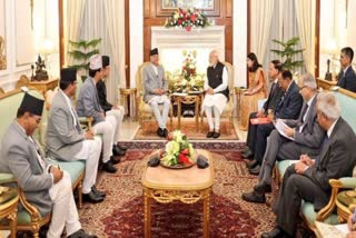 PM Modi and Nepal PM Pushpa Dahal hold bilateral talks at Hyderabad House