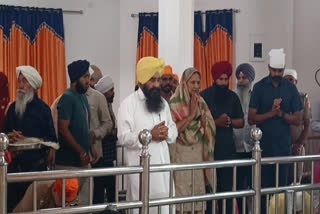 Cabinet Minister Gurmeet Singh Khudian paid obeisance at Sri Anandpur Sahib in Ropar