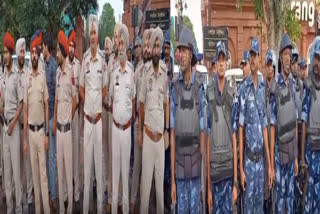 On the occasion of the anniversary of Operation Blue Star, security arrangements were made, the police took out a flag march